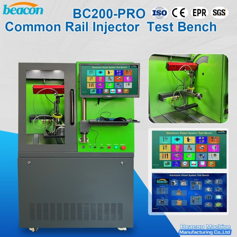 {BC200-PRO Servo Motor Common Rail Injector Test Bench with Coding BIP}