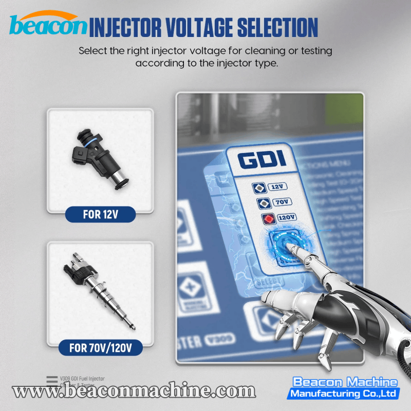{V309 GDI Fuel Injector Tester and Cleaner (4-Cylinder)}
