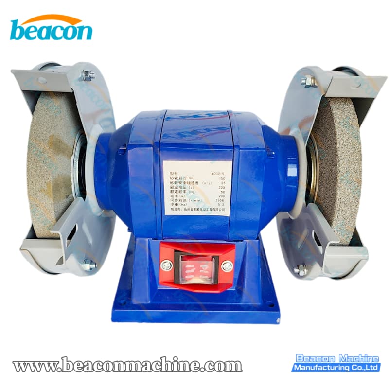 {G14-27 6 Inch 8 Inch Bench Electric Double Wheel Grinder Stone Grinder With Protective Cover}