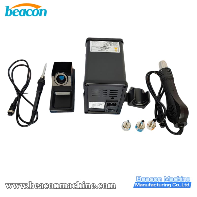 {High Quality Digital Display Temperature Control Welding Hot Air Gun Soldering Iron Soldering Station}
