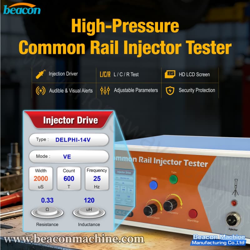 {CR-C V3 High-Pressure Common Rail Injector Tester}