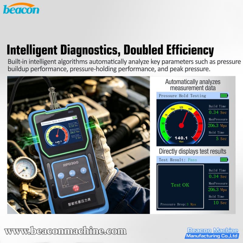 {RPD300 Intelligent Common Rail Pump Plunger Pressure Tester}