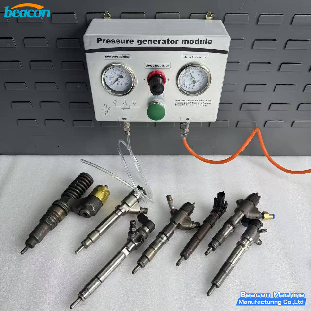 {Common Rail Injector Control Valve Positive Pressure Seal Tester}