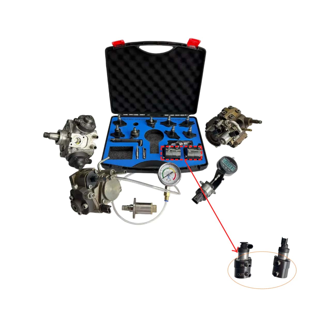 {Common Rail High-Pressure Pump ZME SCV Metering Unit Fuel Pressure Control Valve Tester}